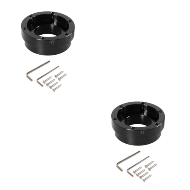 maskred Plaque Adaptateur de Volant Personnalisable 70mm pour G29 Personnaliser Rig de Course G923 Modification Noir 2ensemble