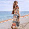 thumbnail image 2 of Miss Lavish London Women Kaftans Dresses, Black L, 2 of 6
