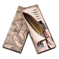 thumbnail image 4 of Juego de pluma de pluma antigua, juego de pluma estilográfica, pluma de escritura, 4 of 5