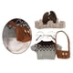 thumbnail image 5 of Ropa y accesorios para muñecas, conjuntos, juguetes de simulación, ropa para animales de peluche Gris A, 5 of 9