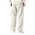 thumbnail image 4 of JTSRKL Corduroy Textured Pants for Men Wide Leg Baggy Elastic Waist Pockets Lightweight Bottoms Casual Bottoms Relaxed Fit Trousers, 4 of 6
