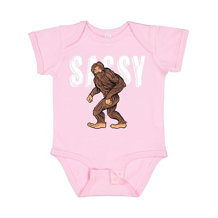 

Inktastic Bigfoot SASSY Happy Sasquatch Gift Baby Boy or Baby Girl Bodysuit