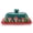 Red & Green, variant on Mushroom Butter Dish With Lid – Cute Cottagecore Ceramic Storage Container, Vintage French Covered Tray, Boho Farmhouse Kitchen Decor Gift, Unique Countertop Holder (White, Standard)