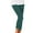 k565157-Green2, variant on LIIPEE Women Leggings Casual Elastic High Waist Slim Fit Calf Length Leggings Solid Color Pleated Pencil Trousers Fashion Comfortable Soft Breathable Daily Leggings,Army Green,L