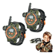 thumbnail image 2 of Radios Walkie Talkies Niños Reloj De Pulsera 2 Piezas Belug, Verde Olivo, 2 of 5