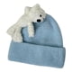 thumbnail image 5 of Gorro de invierno térmico, grueso, informal, suave y moderno, accesorio para disfraces de cosplay. Gorro de nieve. Azul claro, 5 of 9