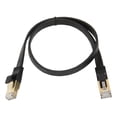thumbnail image 4 of Lan Cable, PVC Housing 40Gbps 2000Mhz Cat 8 Ethernet Cable 2 Helmets Black Color RJ45 Male Interface  For Set Top Boxes For Showers, 4 of 8