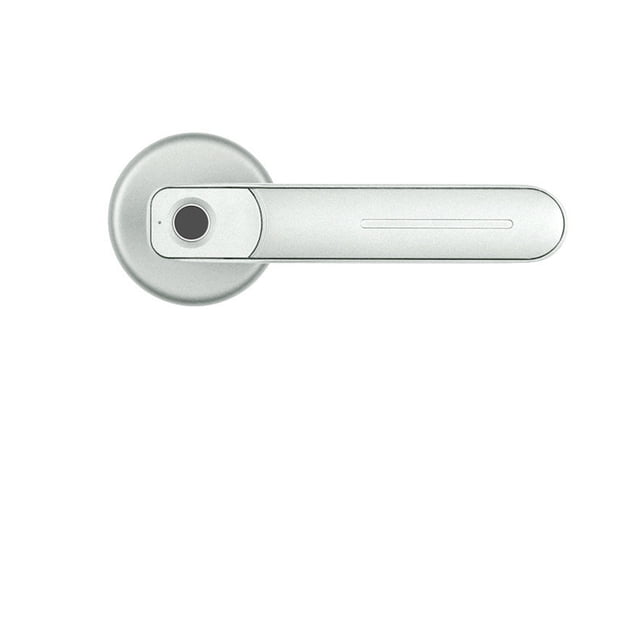 Door Lock, Electronic Fingerprint Lock USB Rechargeable Biometric Fingerprint Smart Lock Handle With Key For Bedroom Hotel Apartment Office ,Easy to Install