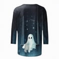 thumbnail image 6 of Towmus Plus Size Tops for Women Tunic Halloween Dress Shirts 3/4 Sleeve V Neck Flowy Ladies Clothes for Loose, 6 of 6