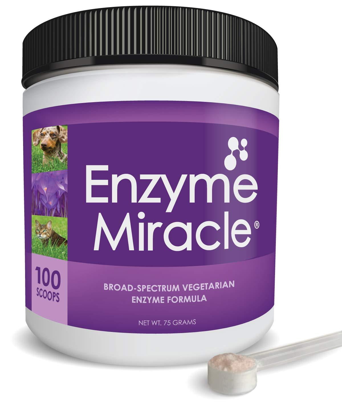 NUSENTIA Enzymes for Cats & Dogs Enzyme Miracle (100 Servings) for