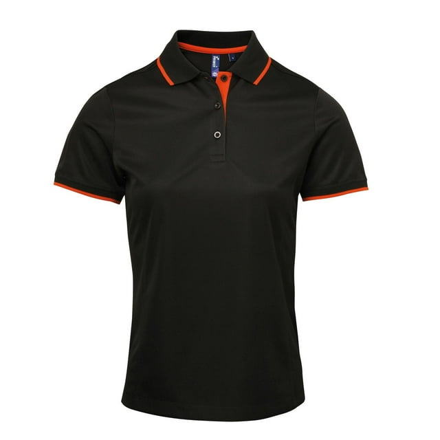 Premier Polo Coolchecker Contrasté pour Femmes