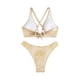 thumbnail image 5 of Trajes de baño tankini para mujer Trajes de baño de moda para mujer Conjuntos de bikini Traje de baño de dos piezas de cintura alta con nudo recortado Traje de baño de dos piezas para mujer, 5 of 6