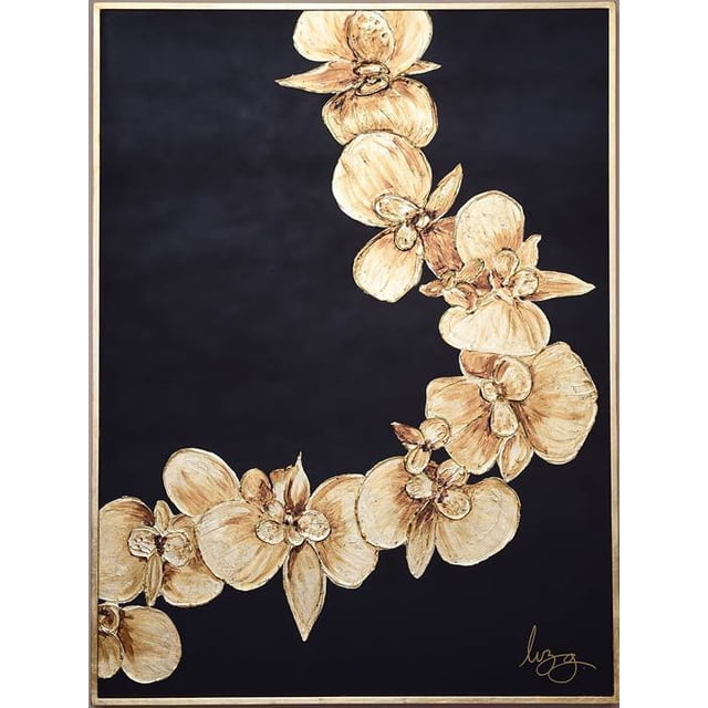 Cuadro Kessa Muebles ORQUIDEAS ORO