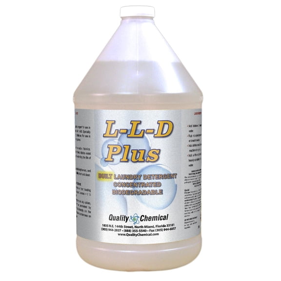 L-L-D PLUS - concentrated BUILT laundry detergent - 1 gallon (128 oz.)