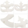 thumbnail image 3 of Unique Bargains 1 Pce Masque de Fête Couronne Réutilisable Pâte Blanche, 3 of 5