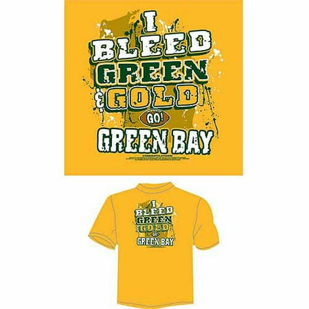 Green Bay Football "i Bleed Green & Gol