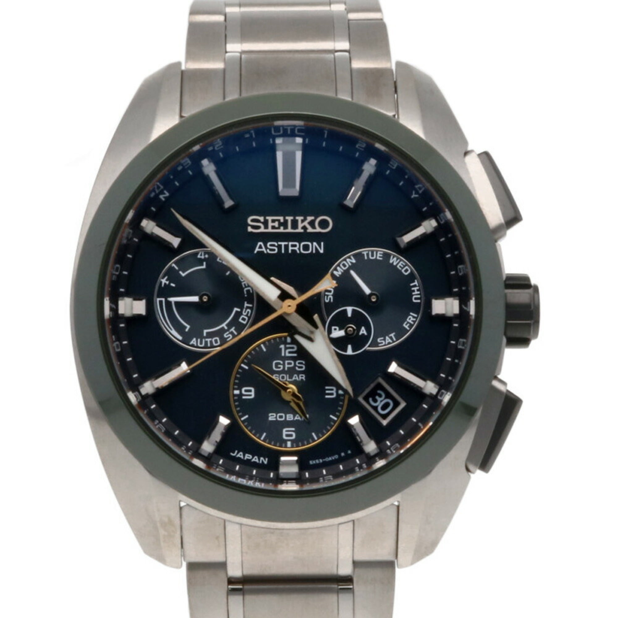 Used Seiko Astron Radio Wave Control Men's Watch 5x53-0ba0 
