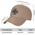 thumbnail image 5 of Iron Cross Baseball Cap Men Women - Classic Trucker Hat Adjustable Plain Hat Black, 5 of 8