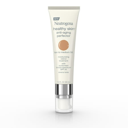 Neutrogena Healthy Skin Anti-Aging Perfector Spf 20, Retinol Treatment, 50 Tan To Medium, 1 Fl.
