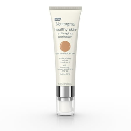 Neutrogena Healthy Skin Anti-Aging Perfector Spf 20, Retinol Treatment, 50 Tan To Medium, 1 Fl. Oz.