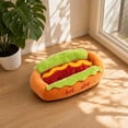 Warm Pet Nest, Hotdog Bed for Dogs, Hot Dog Bun Dog Bed, Small Dog Bed ...