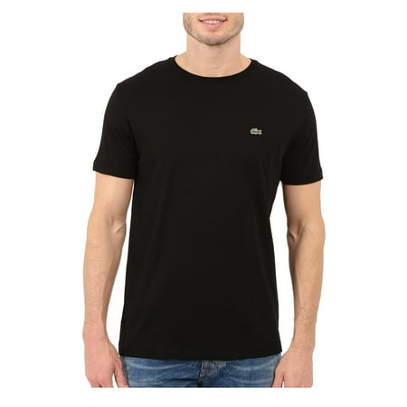 Pima Crewneck Tee - Lacoste Men Standard Short Sleeve Pima Crewneck Tee