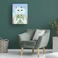 thumbnail image 3 of Canvas Wall Art - Christine Rotolo 'Wildflower Cats 3' Wall Art for Living Room, Bedroom, or Office Décor by Trademark Fine Art - 14 x 19 Inches, 3 of 4