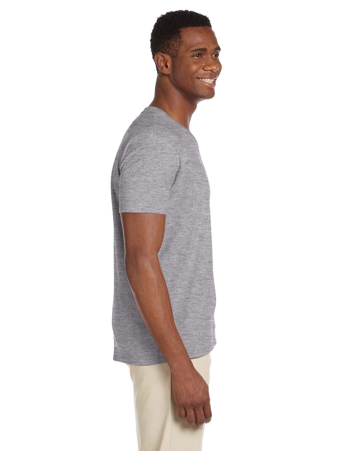 Mens 4.5 oz SoftStyle V-Neck T-Shirt 10 Pack