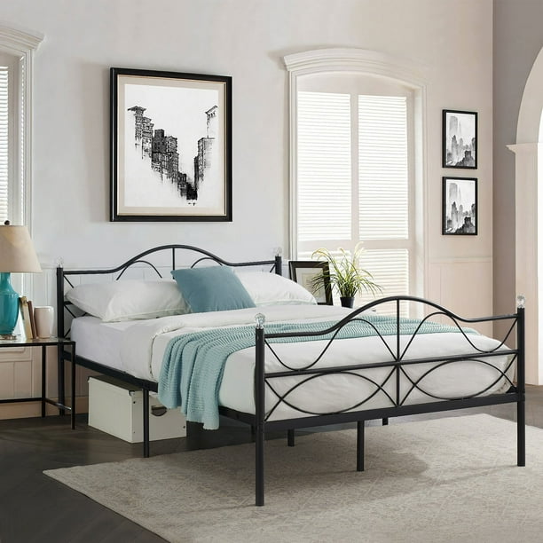 Full Size Metal Bed Frame Slats, Bed Frame No Headboard Canada