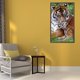 thumbnail image 4 of Cuadros Decorativos Tigre mamá e hijo taladro redondo completo mosaico diamante pintura DIY Animal Rhinestone JShteea Nuevos Originales, 4 of 8