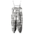 thumbnail image 6 of Staki Toddler Girl Easter Outfit Jumpsuits for Girls Casual Sleeveless Loose Spaghetti Strap Summer Rompers Long Pants with Pockets 1-10Y(Gray,9-10 Years), 6 of 6