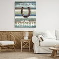thumbnail image 3 of Stupell Industries Welcome Ranch with Horseshoe Text & Numbers Painting Wrapped Canvas Art Print Wall Art, 36 x 48, 3 of 8
