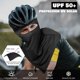 thumbnail image 2 of 2 Unidades Pasamontañas Solar Transpirable, Balaclava Protección UV, Braga Cuello Invierno y Verano, para Moto Transpirable y Prueba de Viento, Camping y Senderismo Hombre Mujer, Negro, 2 of 5
