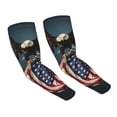 thumbnail image 2 of Lsque American Flag Cooling Arm Sleeves for Men & Women -Compression Sleeves to Cover Arms for Working,Sun Sleeves for UV Protection,Breathable, Moisture-Wicking, 2 of 8