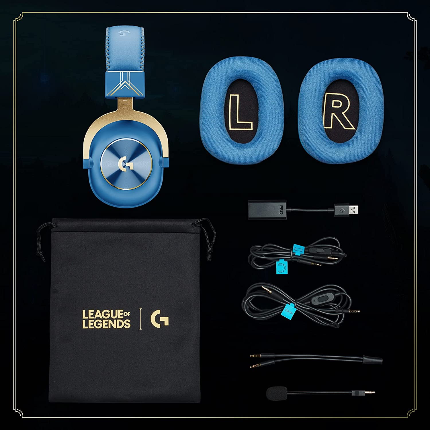 Logitech Pro X Gaming Headset - League Of Legends Edition for PC