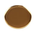 thumbnail image 2 of BANDEJA DECORATIVA forma forma forma Bandeja de Servicio Soporte de Maquillaje Soporte de Exhibición , Oro, 280 mm Gloria Bandeja lujosa de la placa de la manera, 2 of 9