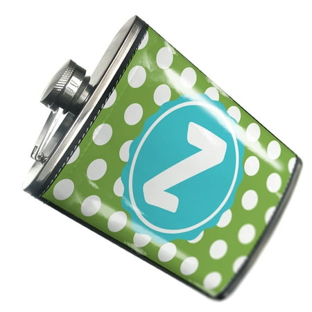 

NEONBLOND Flask Monogram Z Green Polka Dots