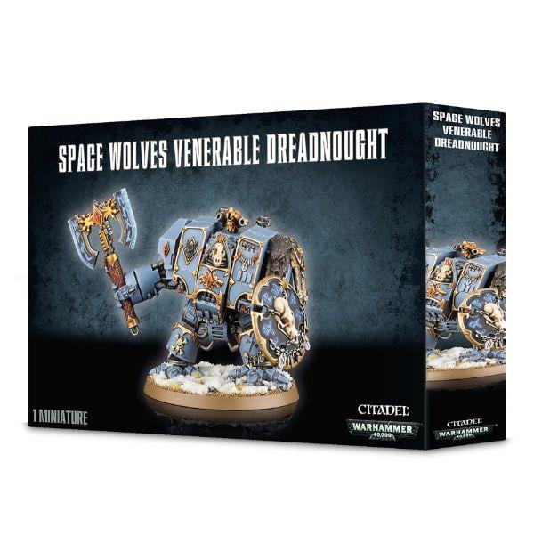 Warhammer 40K Space Marine Space Wolf Venerable Dreadnought Torso Components 