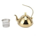 thumbnail image 6 of Gold Stainless Steel Kettle With Tea Infuser, Adopting Premium Stainless Steel Ready to Make Hot Beverages, 1.5L Large Capacity Jug for Home Office Brewing, 6 of 8