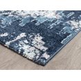 thumbnail image 4 of Erbanica 8'x10' Luxurious Premium Indoor Navy Blue Diamond Area Rug, 4 of 7
