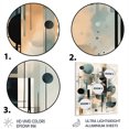 thumbnail image 3 of Designart "Serene Depths in Blue and Cream" Minimalism Metal Wall Decor, 3 of 5