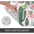 thumbnail image 3 of Front Door Mat Cactus Flamingos Bedroom Entryway Rug Non-Slip Washable Indoor Carpet Doormat Decorative Low Profile Area Rug for Home Living Room Bedroom Laundry Floor Decor, 24 x 16 Inch, 3 of 7