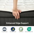 thumbnail image 3 of Sailvan 10 Inch Queen Mattress, Hybrid Mattresses in a Box with Memory Foam, Certipur-US Certified, Pressure Relief& Edge Support, Single Pocket Springs, Medium Firm, 3 of 9