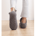 thumbnail image 3 of Women's Thermal Bootie Socks, Cozy Fleece Lined with Non-Skid Dots on The Sole US 7 to12, 3 of 5