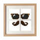 thumbnail image 1 of Gafas de sol barba Hombre pixel Pantalla de escritorio de pared de marco 4 aperturas, 1 of 4