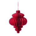 thumbnail image 1 of Adorno de panal de Navidad Adorno de panal de papel de Navidad Adorno de panal de Año Nuevo rojo, 1 of 9