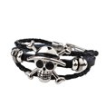 thumbnail image 4 of Pulsera punky negra de la moda pulsera exagerada del fantasma del encanto de la pulsera del fan Abanopi Pulsera, 4 of 7