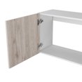 thumbnail image 6 of DUOSONG Wall Cabinet 19"H, Two Doors, Two Internal Shelves, White / Light Gray Multicolor Particle Board Furniture Primary Living Space Cabinets, 6 of 8