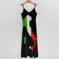 thumbnail image 5 of Italy Flag Map Sleeveless Dress Dresses Women Summer Women's Summer Clothing, 5 of 9