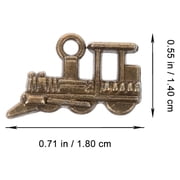 LOLIPPYY 60pcs Vintage Alloy Pendant Charms for Jewelry Crafting and Keychain Making with Antique Finish